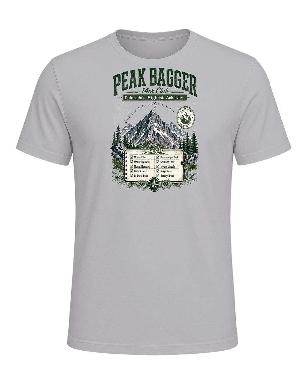 Peak Bagger — Athletic Heather