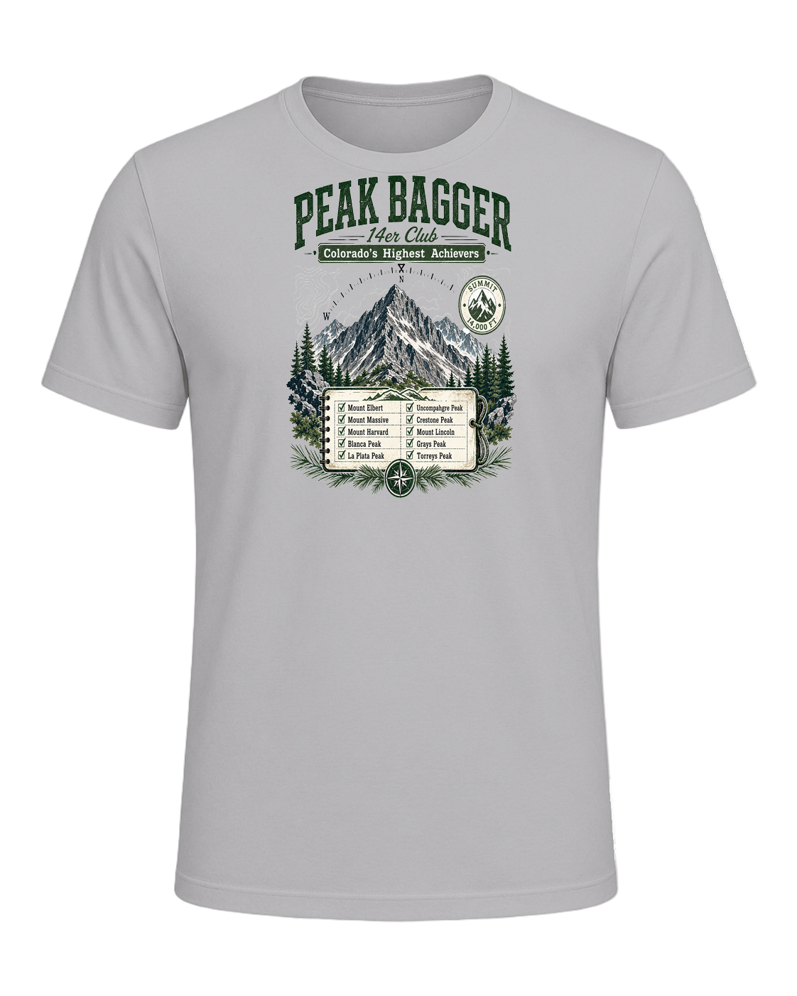 Peak Bagger — Athletic Heather