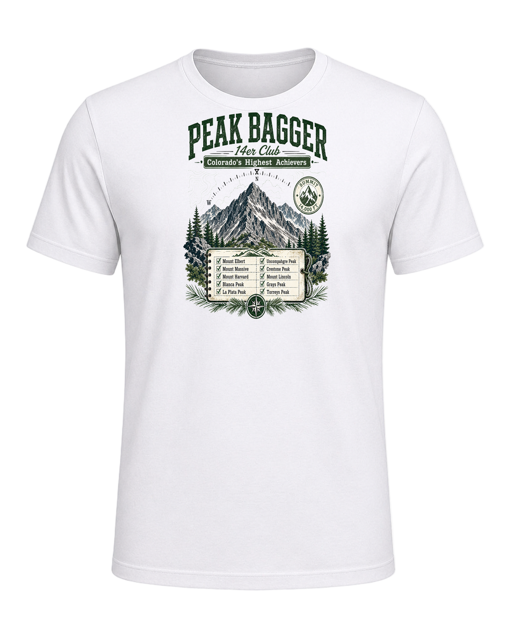 Peak Bagger — White