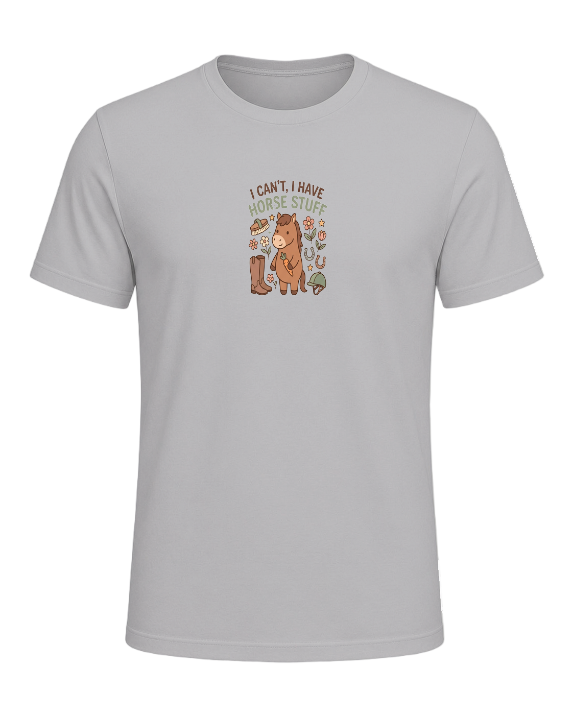 I CAN'T, I HAVE HORSE STUFF — Athletic Heather