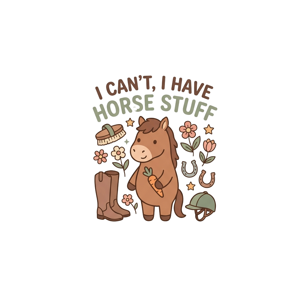I CAN'T, I HAVE HORSE STUFF