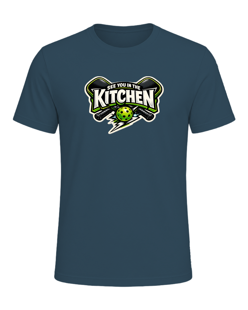 See You In The Kitchen Tee — Deep Teal