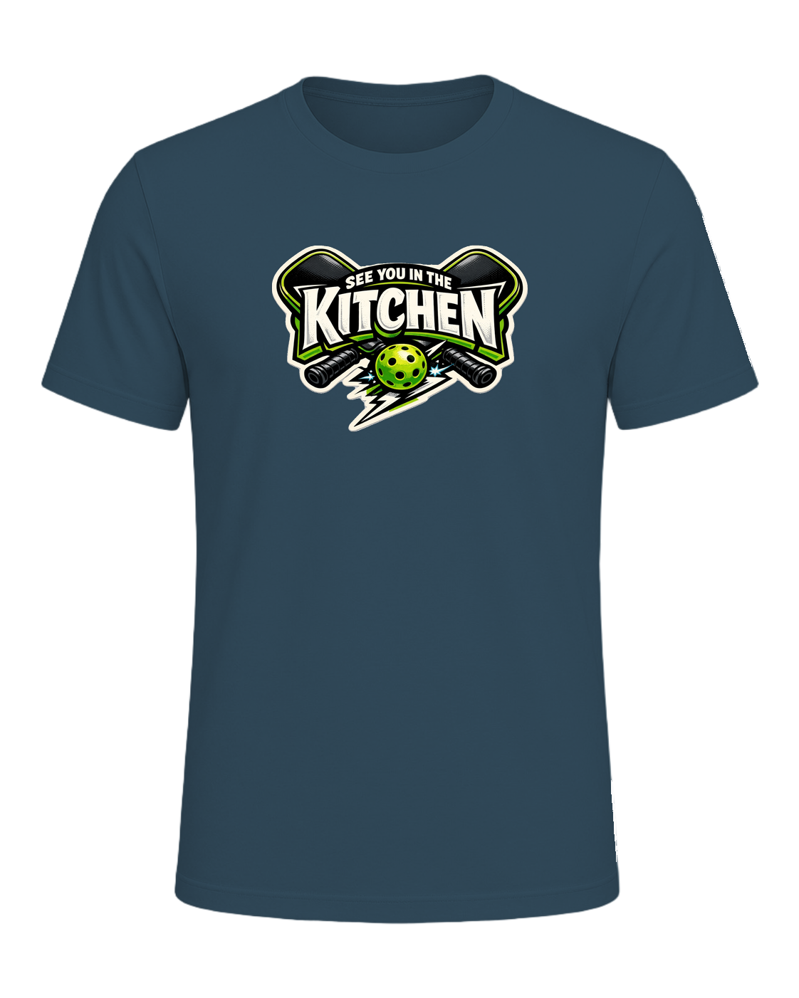See You In The Kitchen Tee — Deep Teal