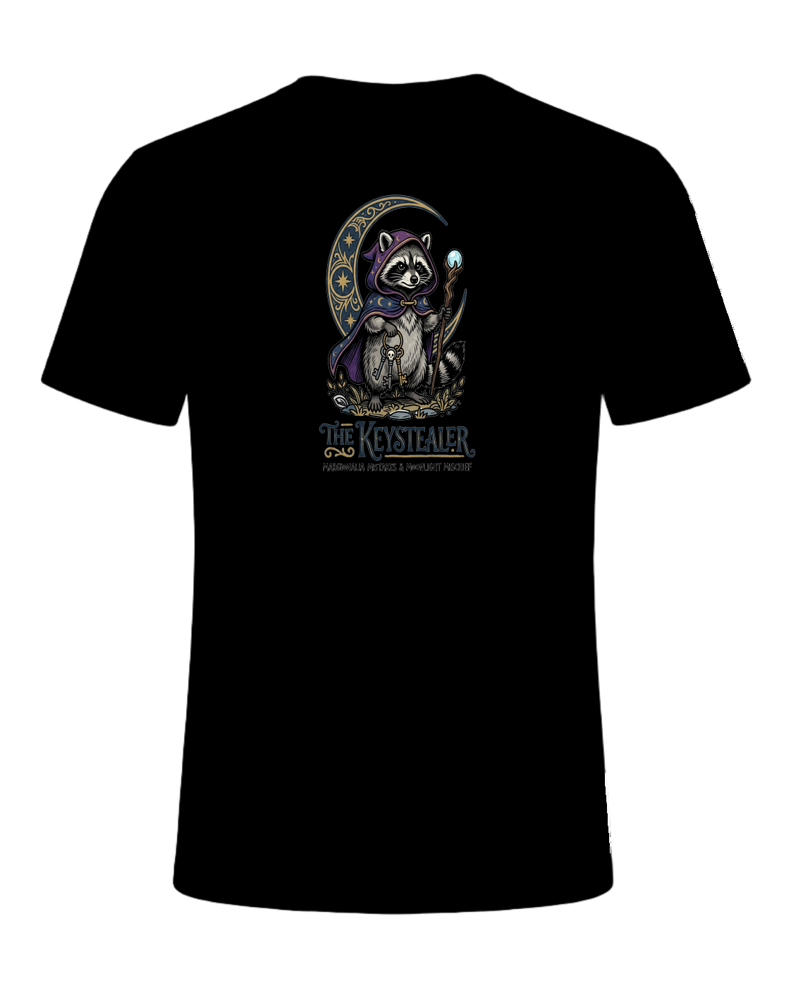 Raccoon Wizard Energy — Black