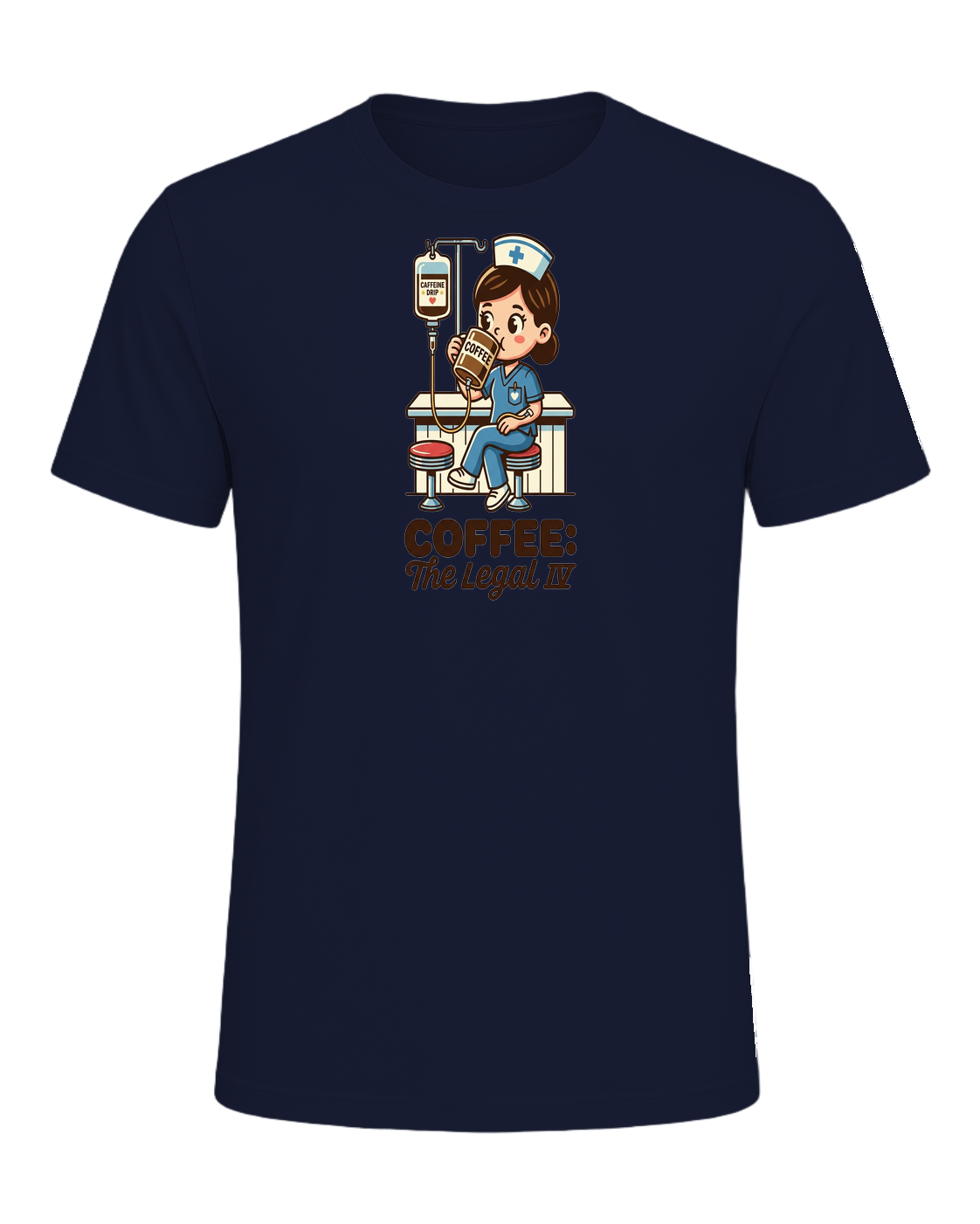 Nurse + Coffee — Navy