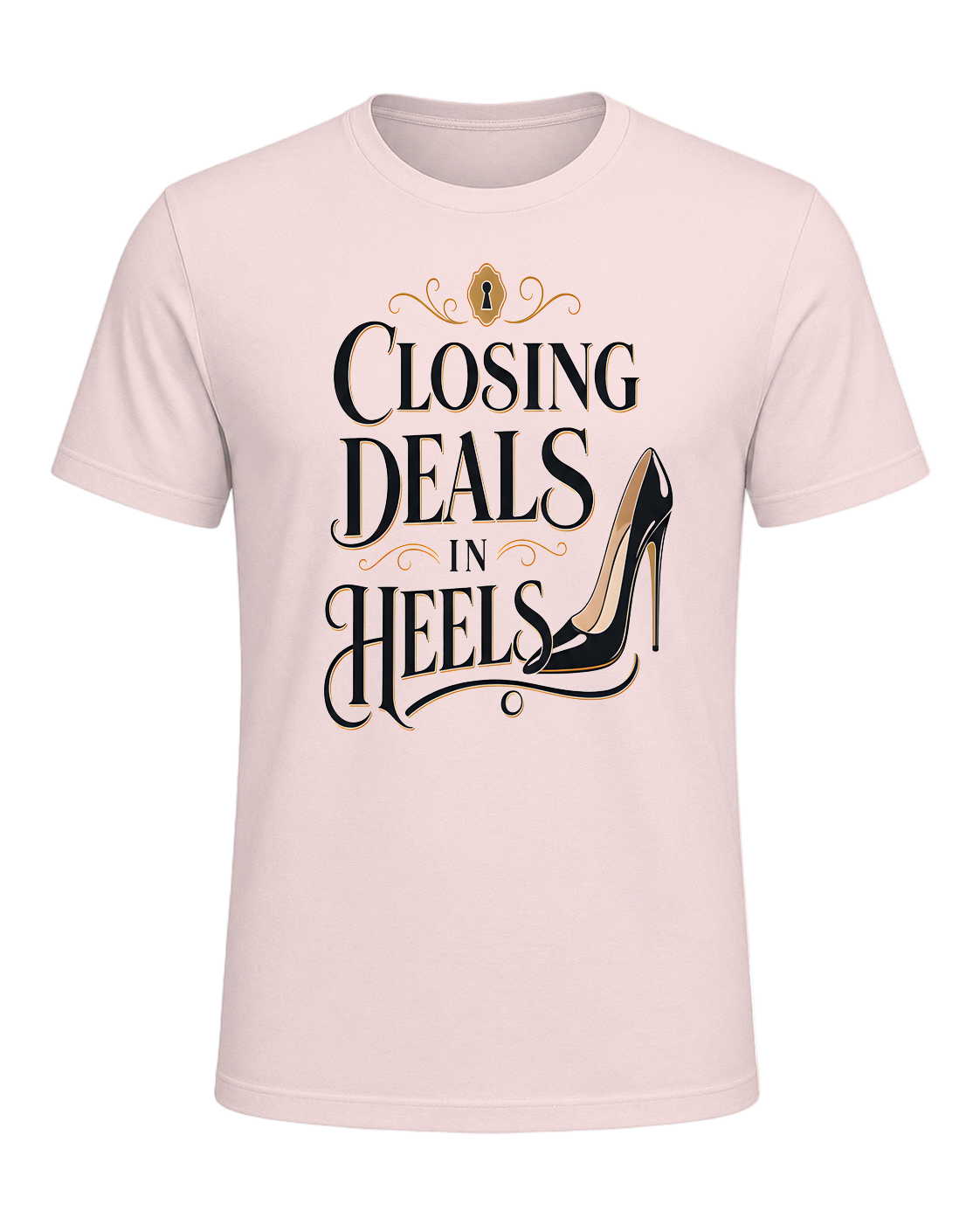 CLOSING DEALS IN HEELS — Soft Pink