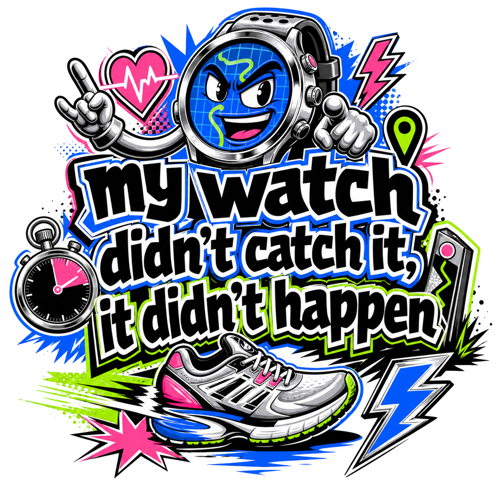 my watch didn't catch it, it didn't happen