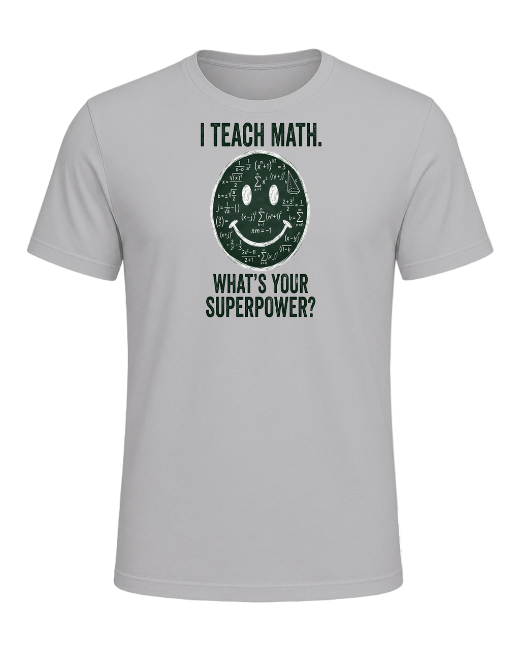 Math Pun Teacher — Athletic Heather