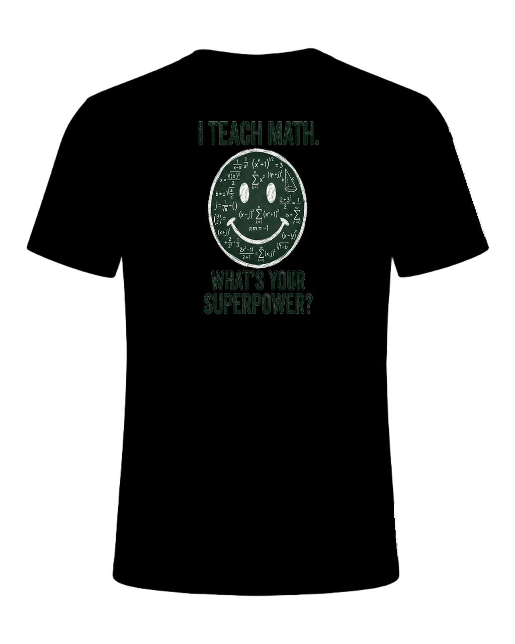 Math Pun Teacher — Black