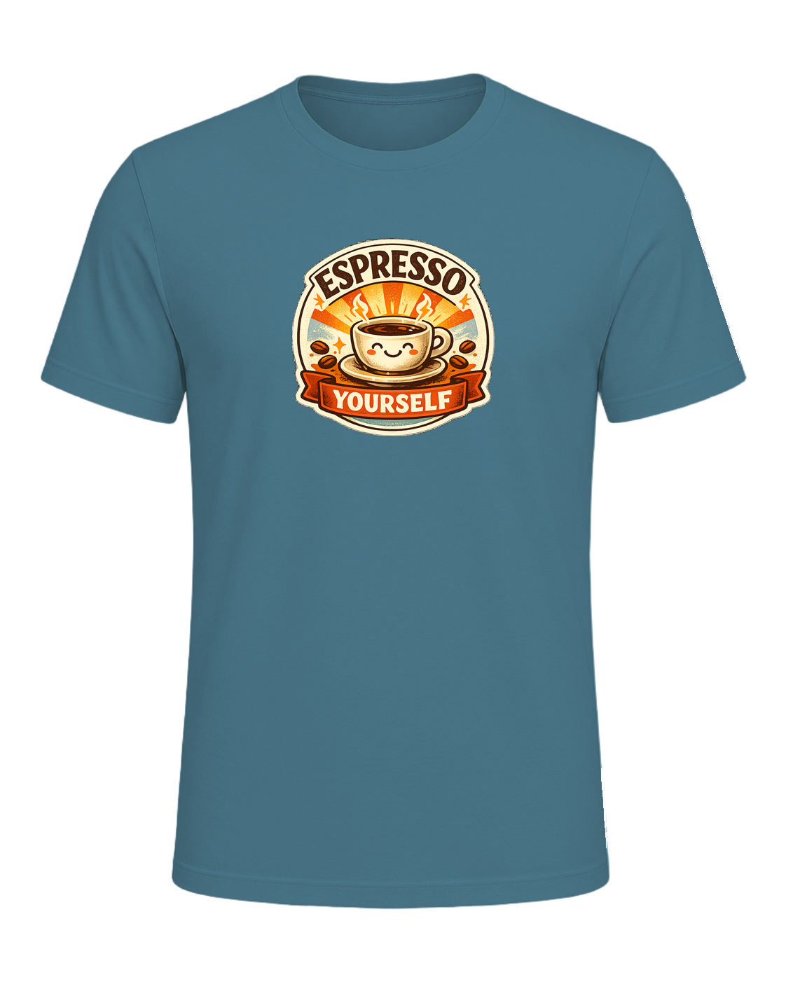 Espresso Yourself Tee — Heather Deep Teal