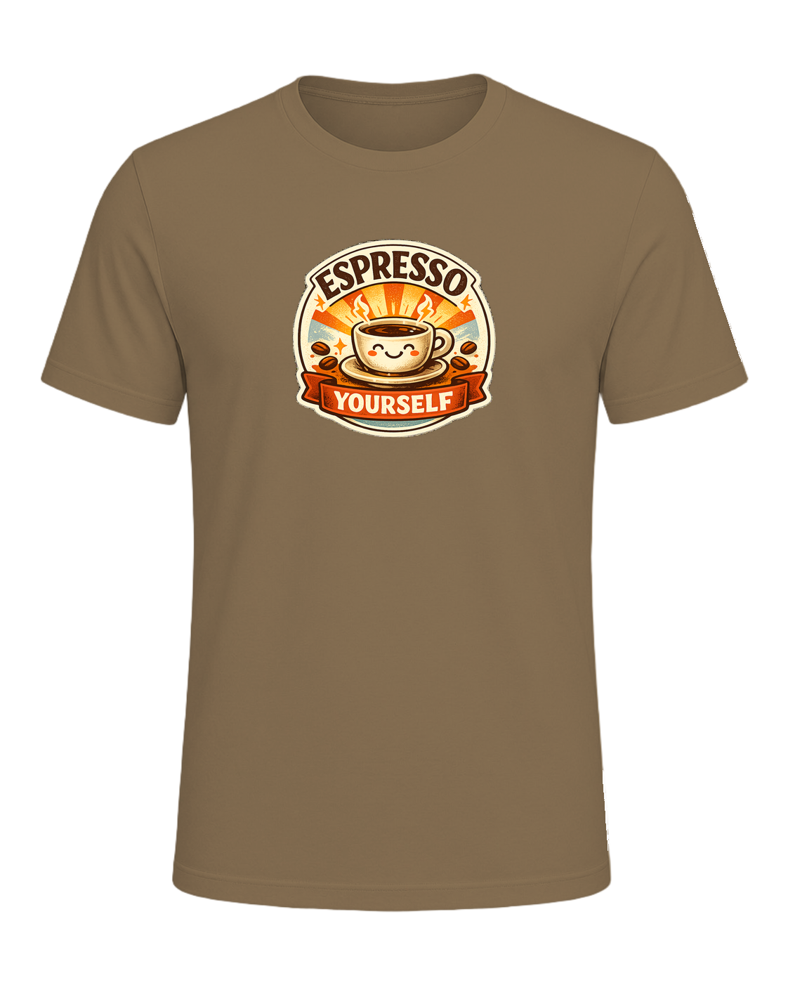 Espresso Yourself Tee — Heather Olive