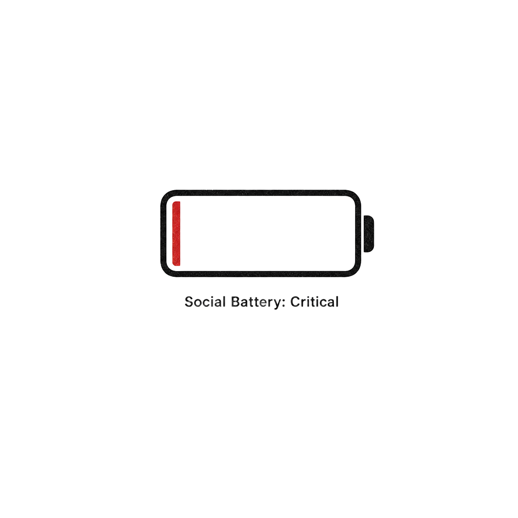 Social Battery Empty