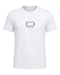 Social Battery Empty — White
