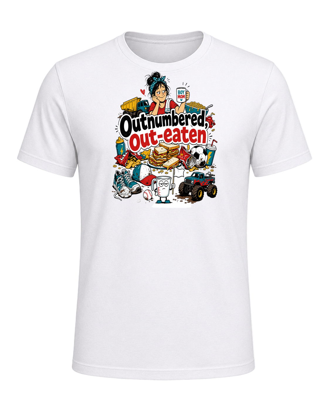 Outnumbered, out-eaten — White