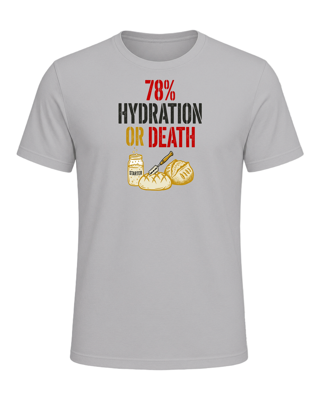 78% HYDRATION OR DEATH — Athletic Heather
