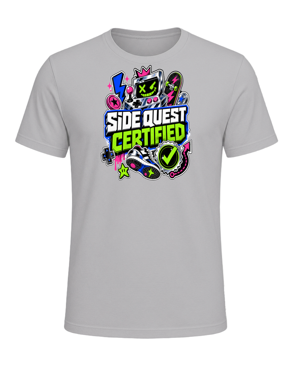 SIDE QUEST CERTIFIED — Athletic Heather