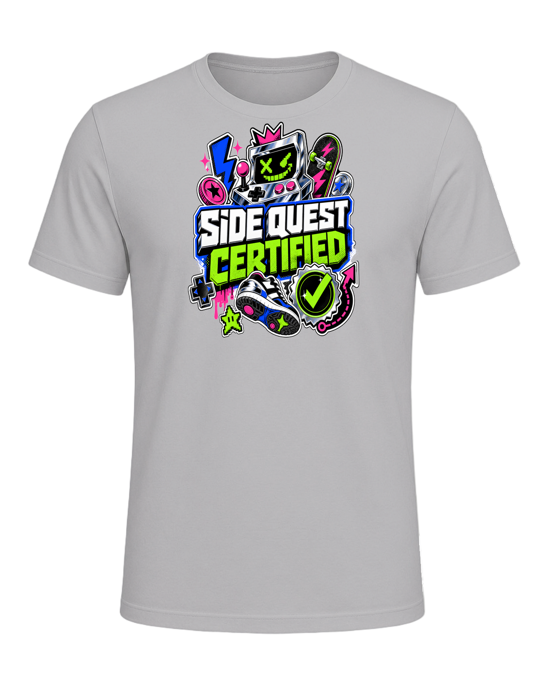 SIDE QUEST CERTIFIED — Athletic Heather