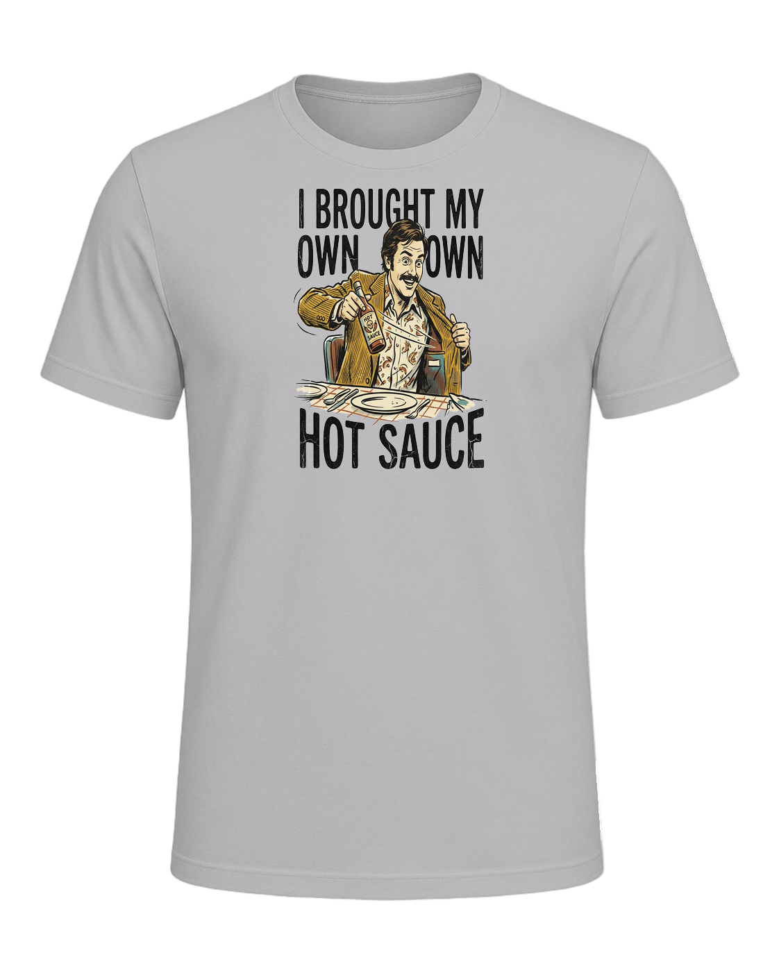 I BROUGHT MY OWN HOT SAUCE — Athletic Heather