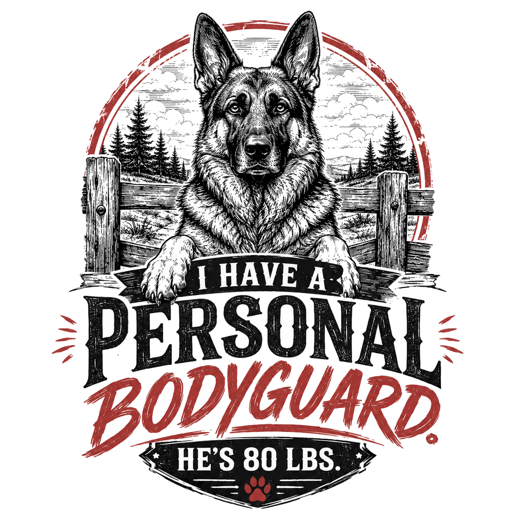 I Have a Personal Bodyguard. He's 80 lbs.