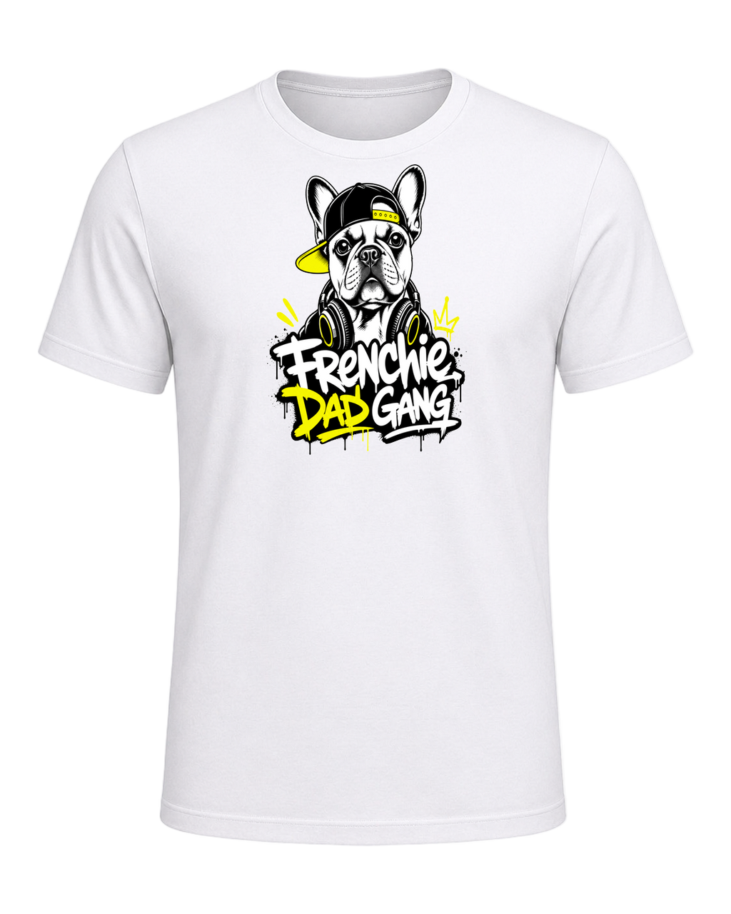 French Bulldog Dad — White