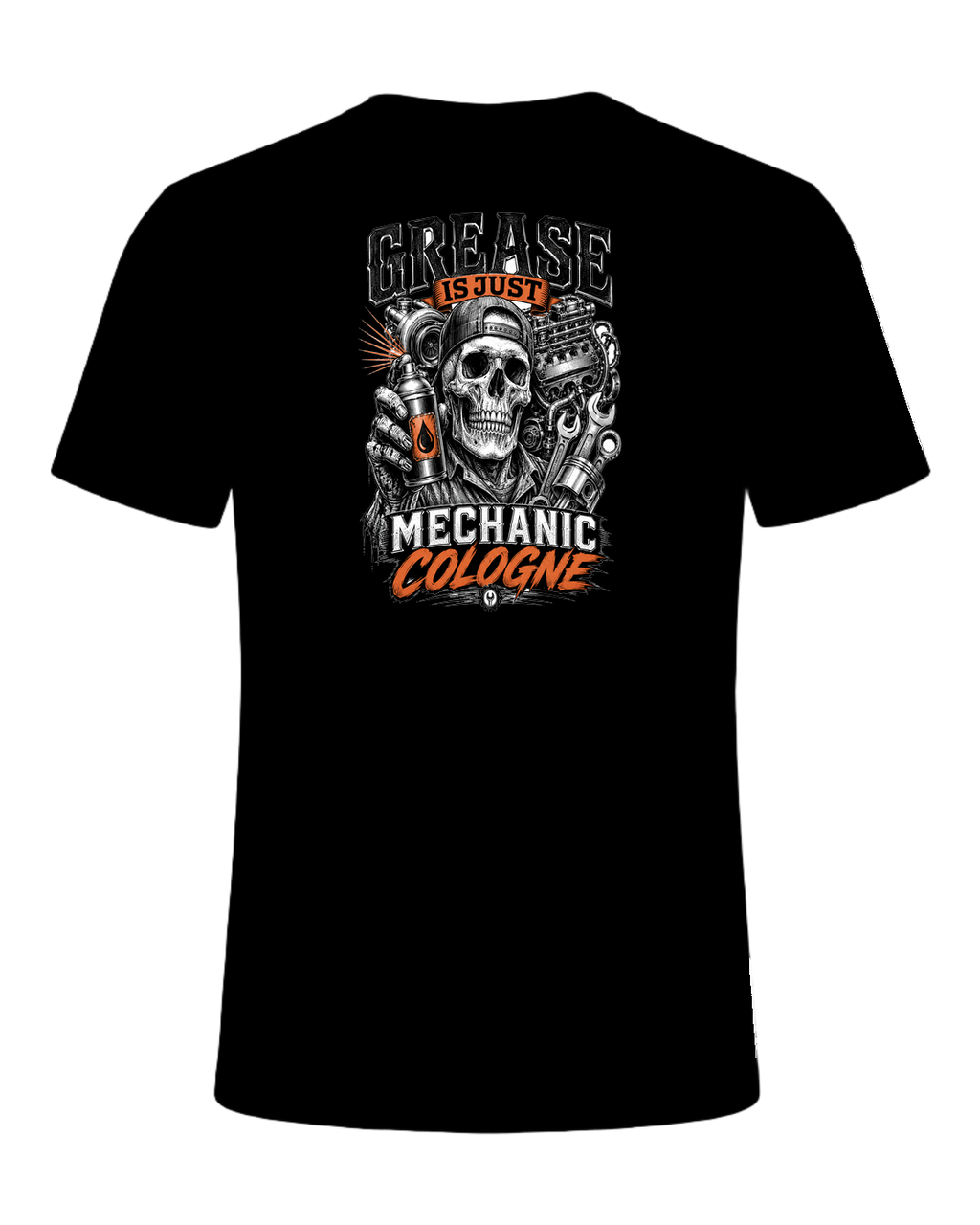 Grease is just mechanic cologne — Black