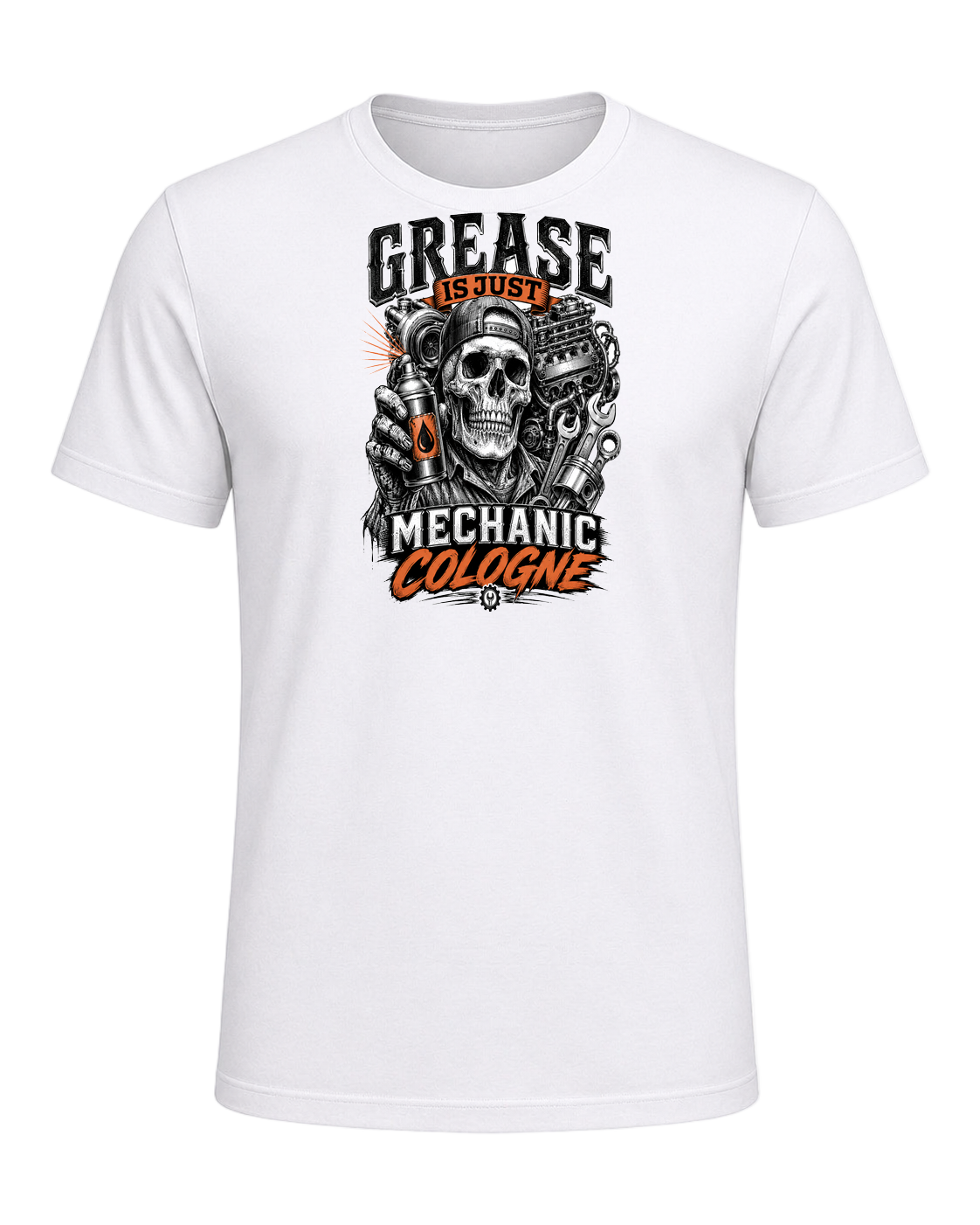 Grease is just mechanic cologne — White