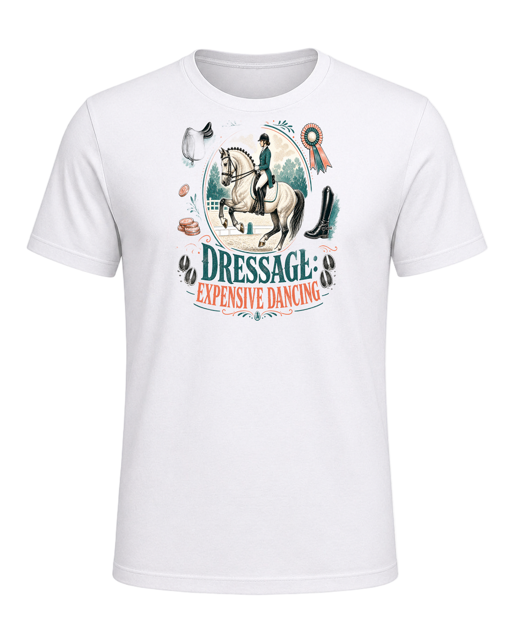 DRESSAGE: EXPENSIVE DANCING — White