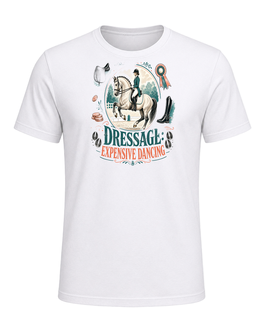 DRESSAGE: EXPENSIVE DANCING — White