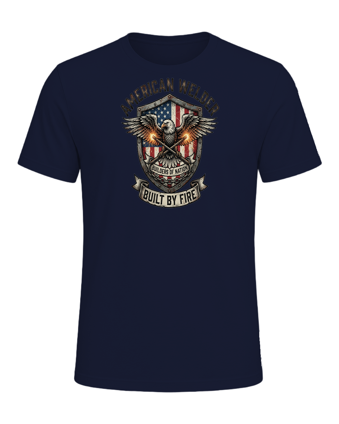 Welder Pride — Navy