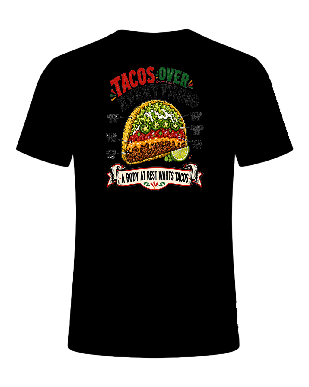 Tacos Over Everything — Black