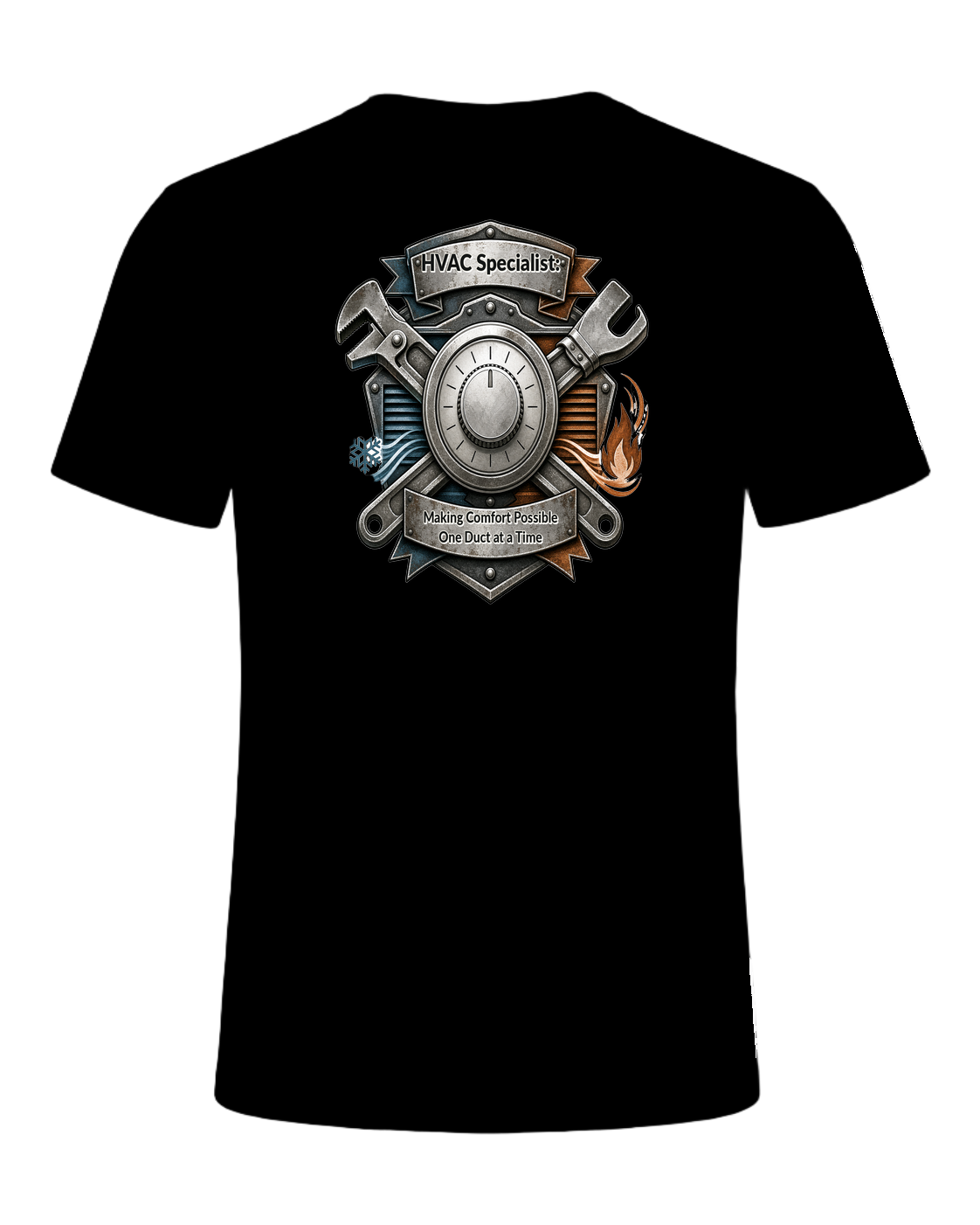 HVAC Technician — Black