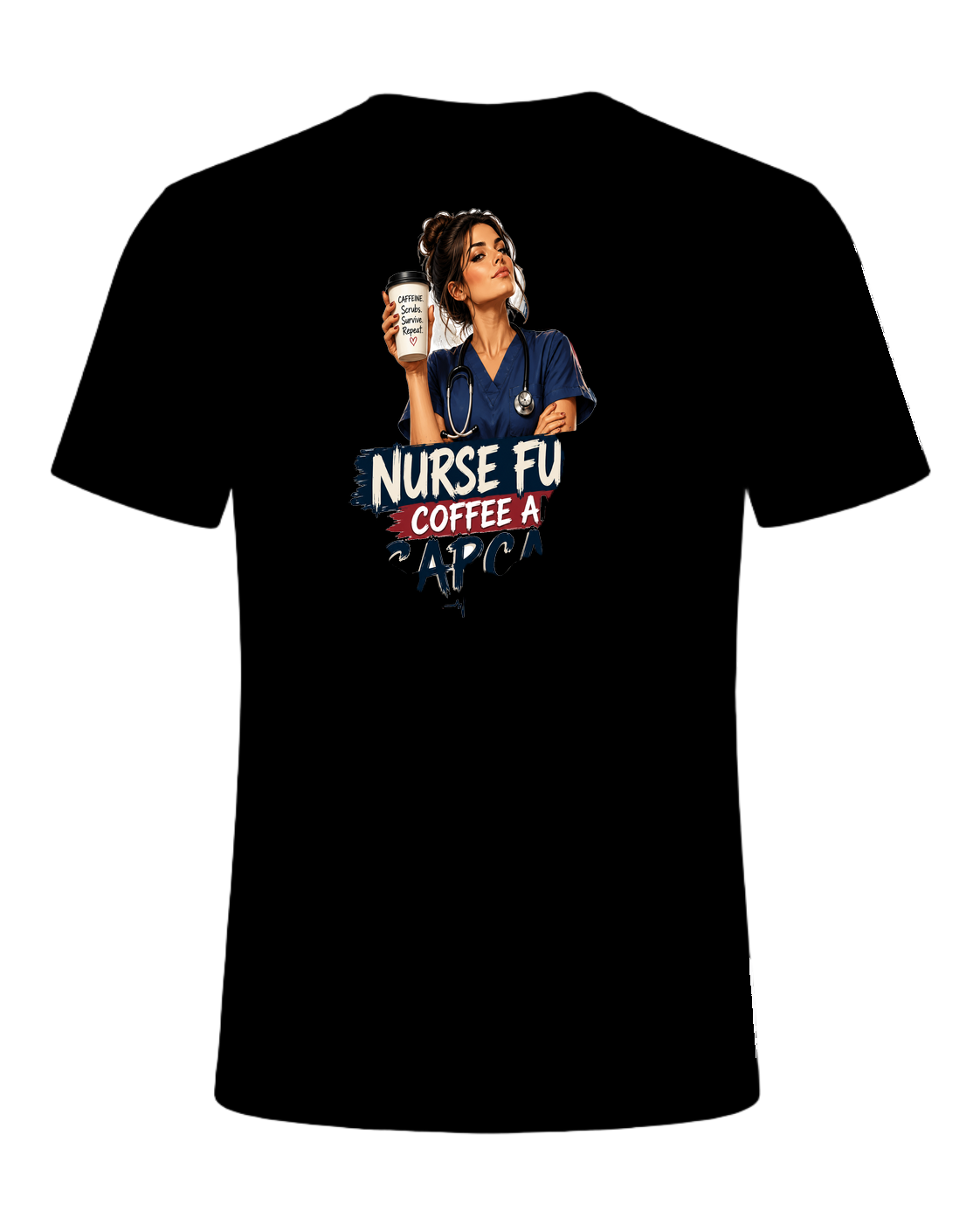 NURSE FUEL: COFFEE AND SARCASM — Black