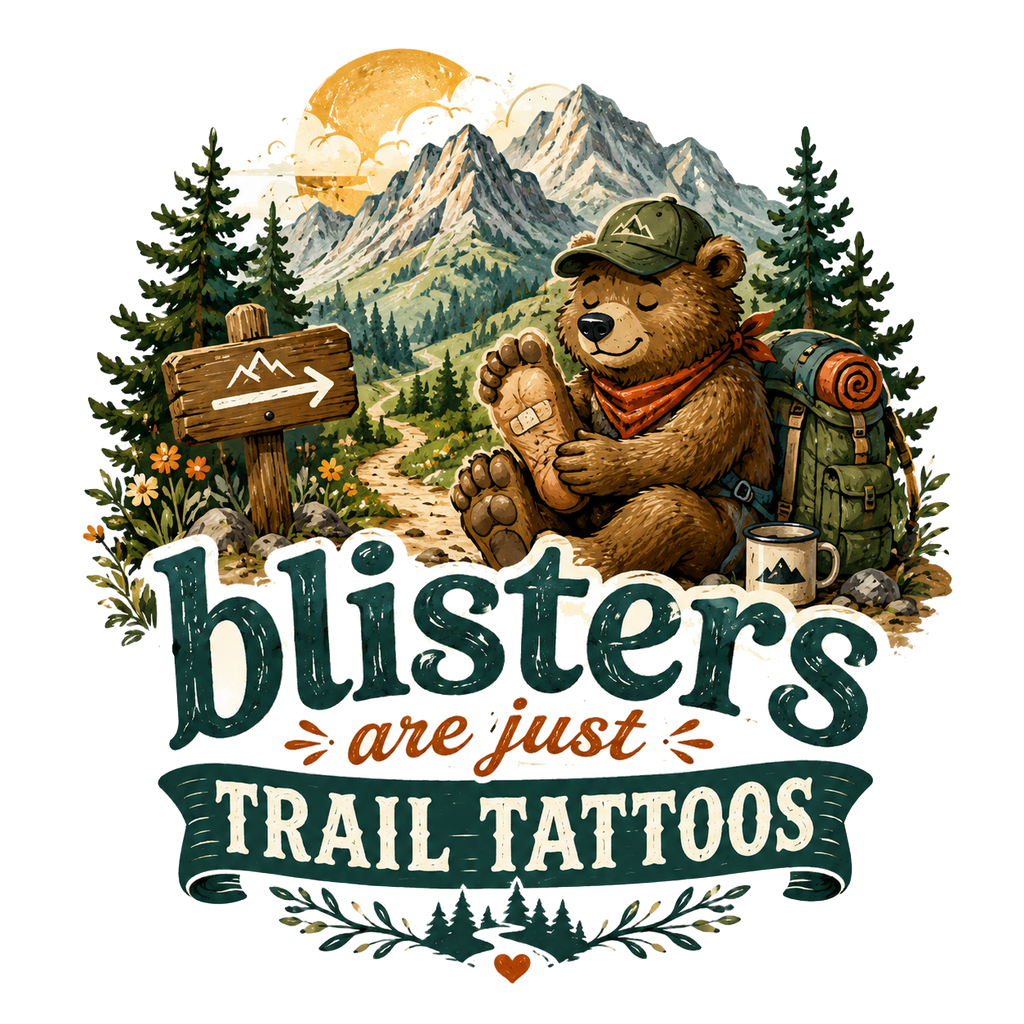 blisters are just trail tattoos