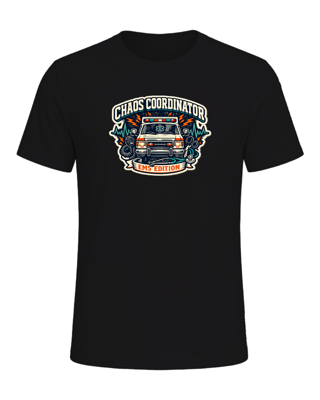Chaos Coordinator Ems Edition Tee — Dark Grey Heather