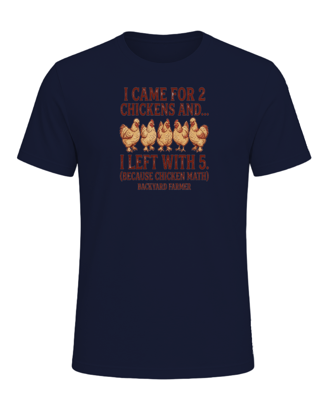 Chicken Math (Backyard Farmer) — Navy