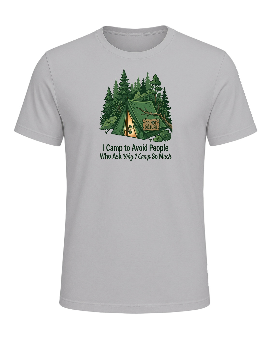 Camping Introvert — Athletic Heather