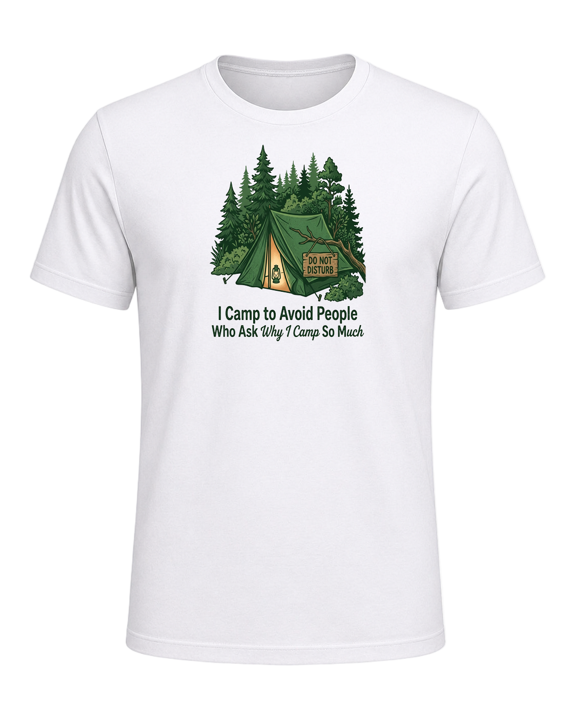 Camping Introvert — White
