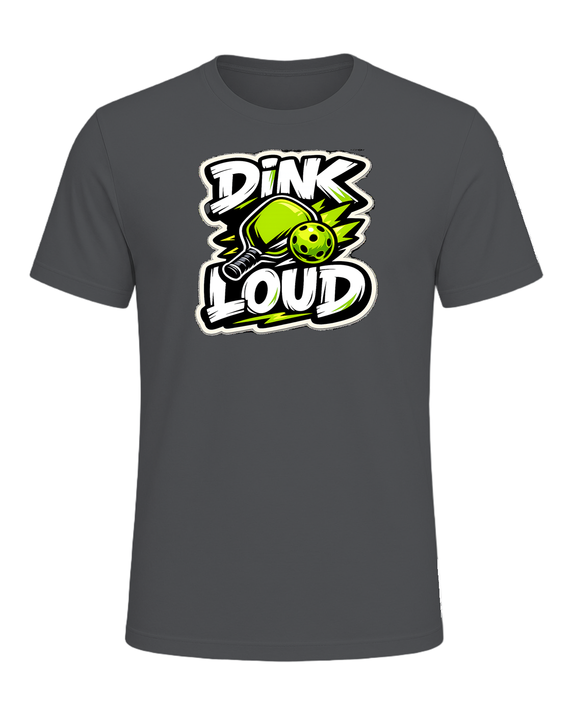 Dink Loud Tee — Asphalt