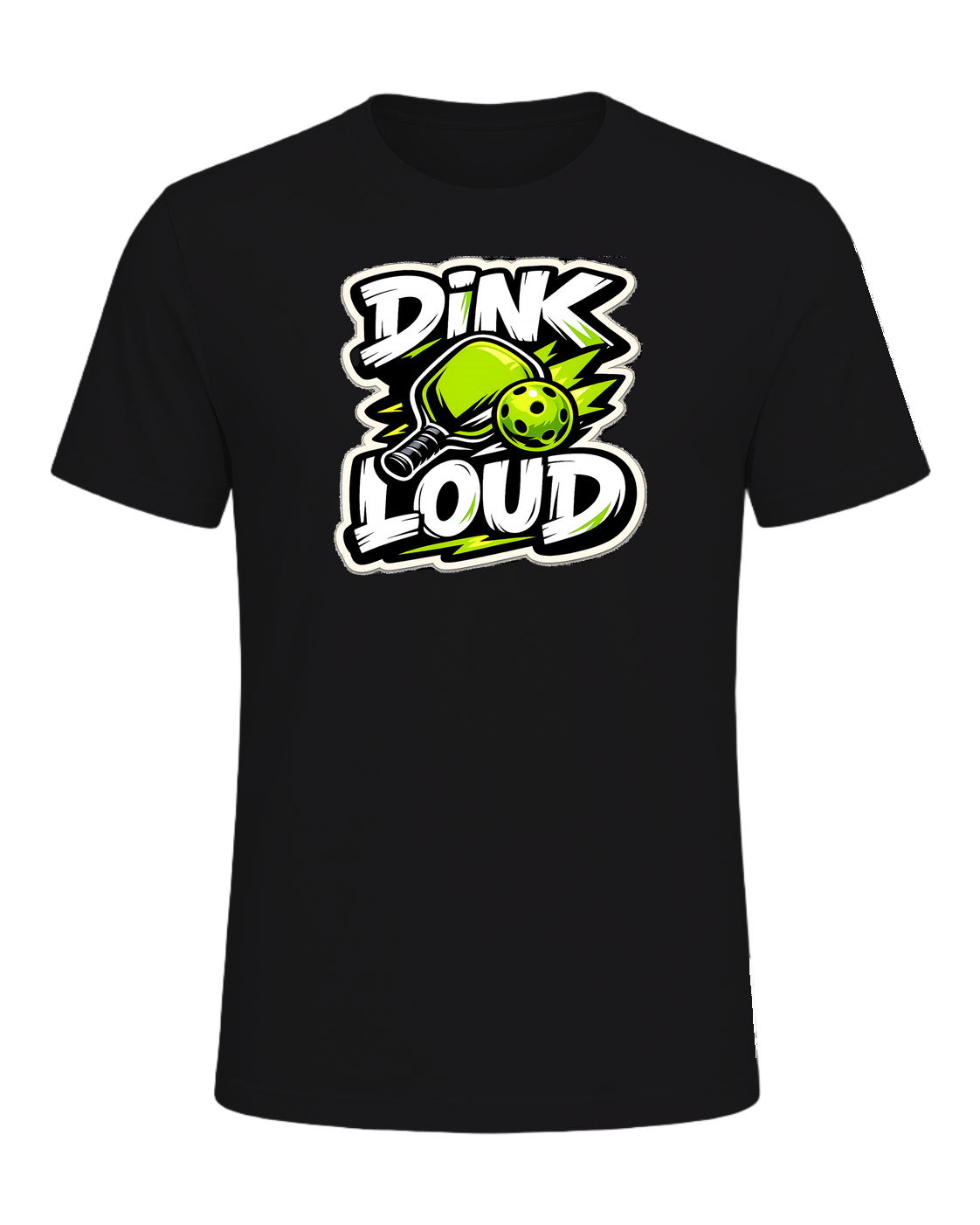 Dink Loud Tee — Dark Grey Heather