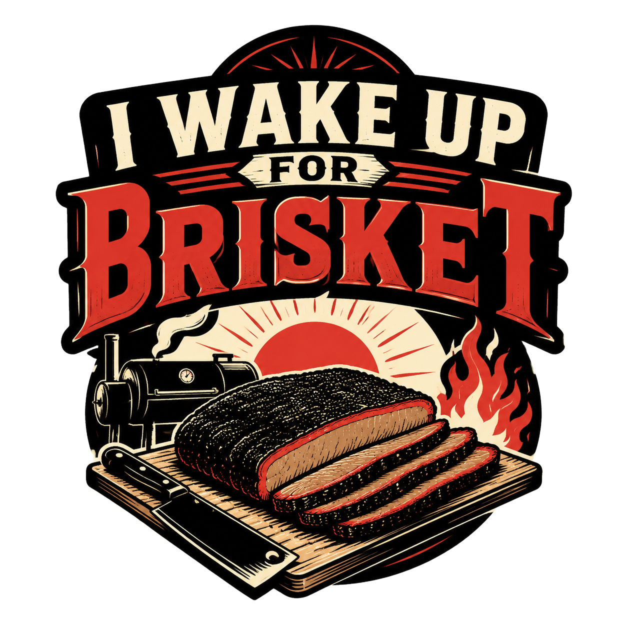 I WAKE UP FOR BRISKET