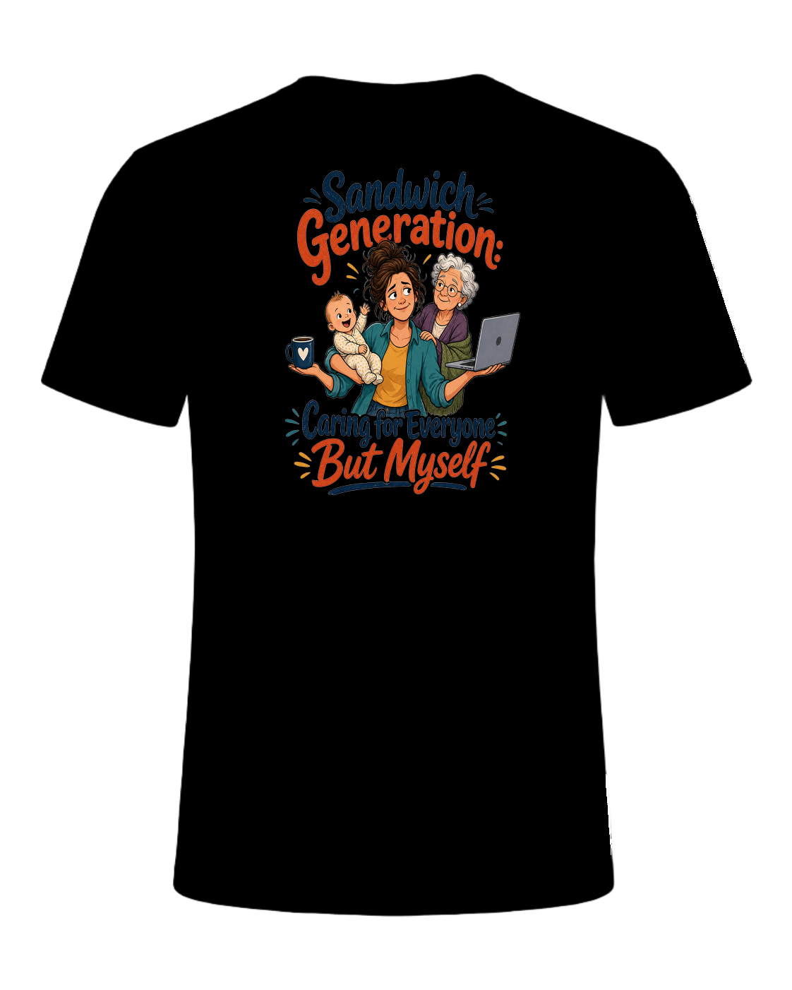 Sandwich Generation Humor — Black
