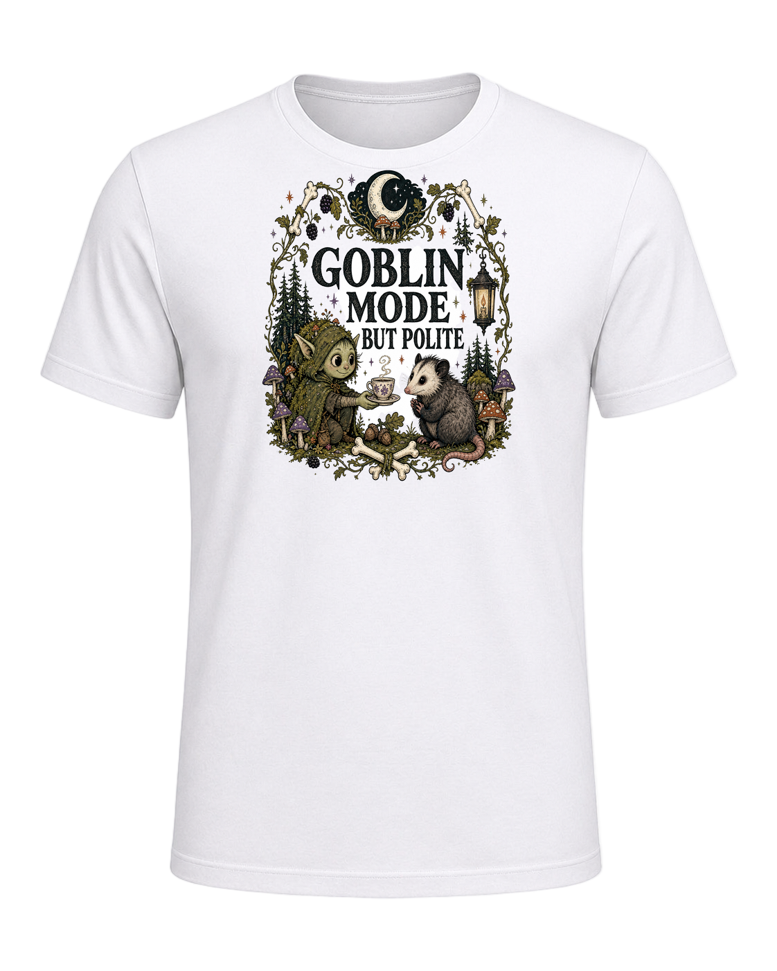 GOBLIN MODE BUT POLITE — White