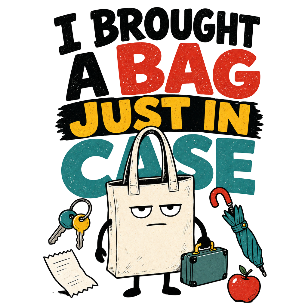 I BROUGHT A BAG JUST IN CASE