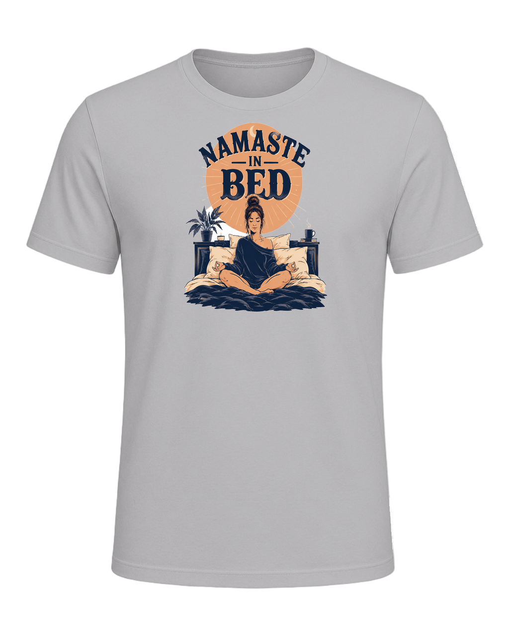 NAMASTE IN BED — Athletic Heather