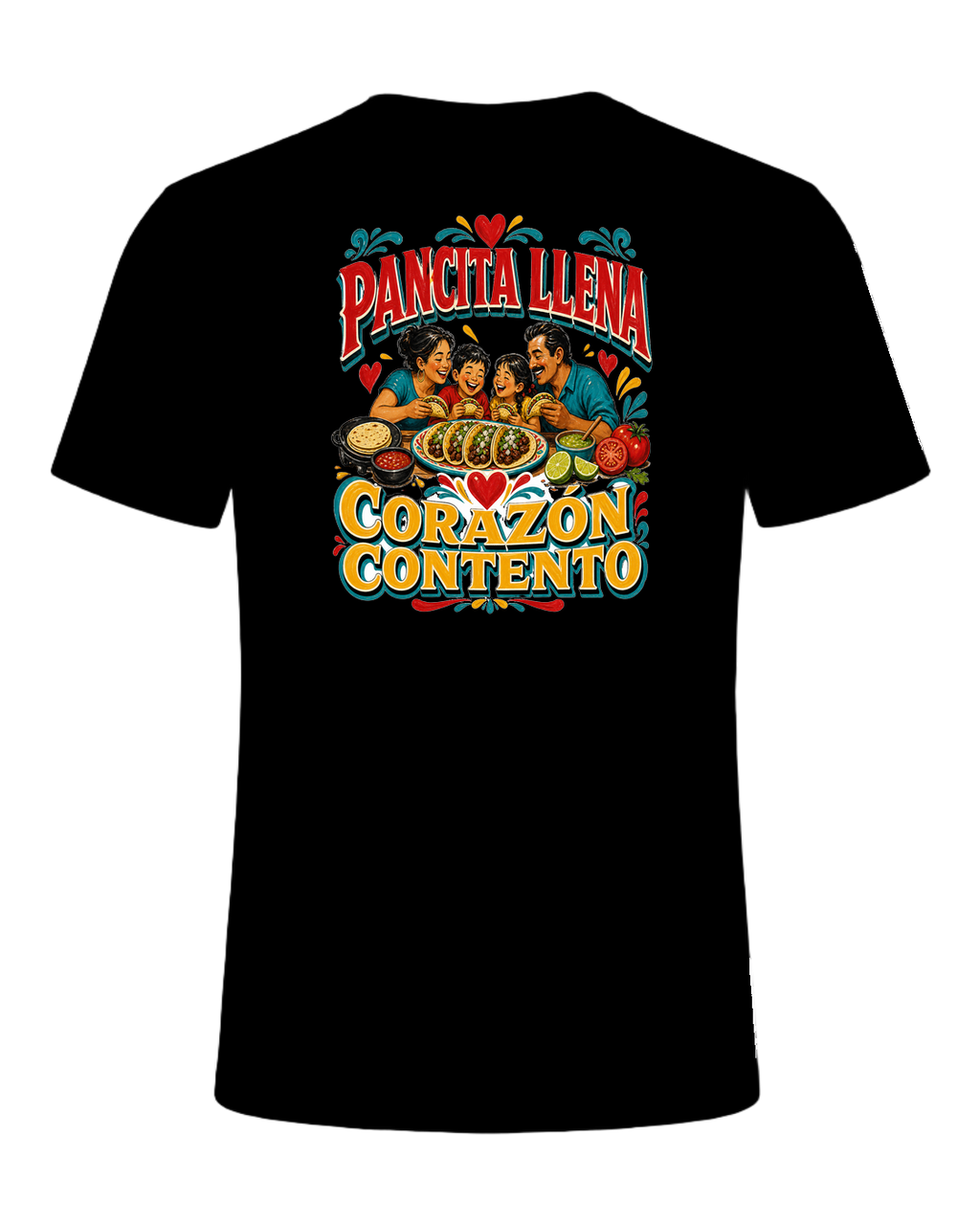 PANCITA LLENA CORAZÓN CONTENTO — Black