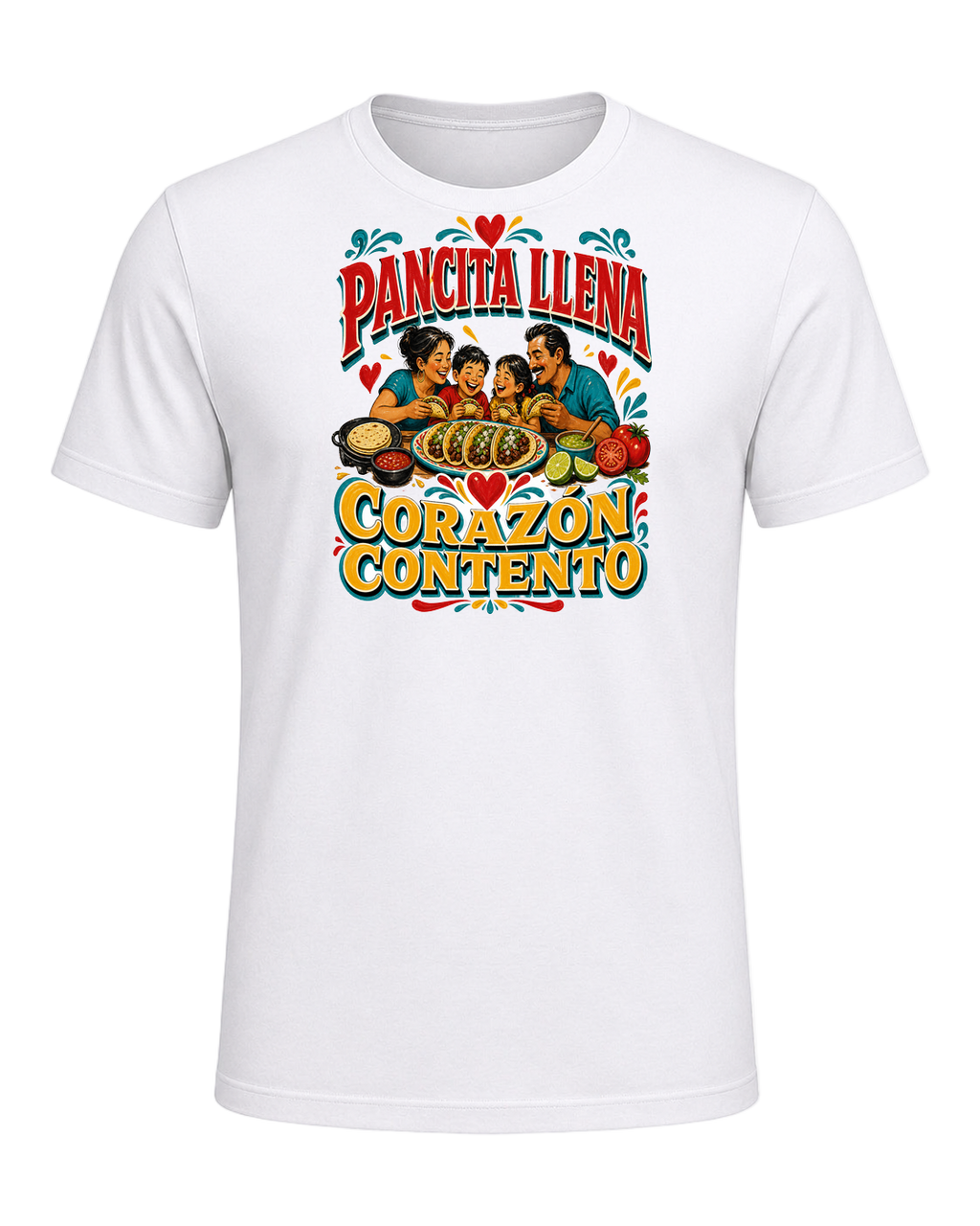 PANCITA LLENA CORAZÓN CONTENTO — White