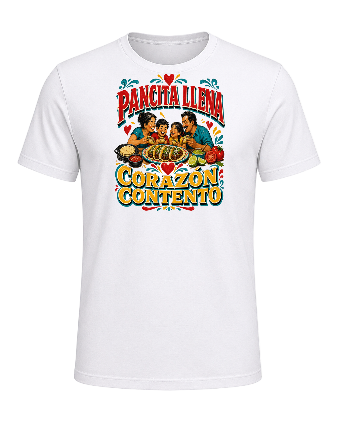 PANCITA LLENA CORAZÓN CONTENTO — White