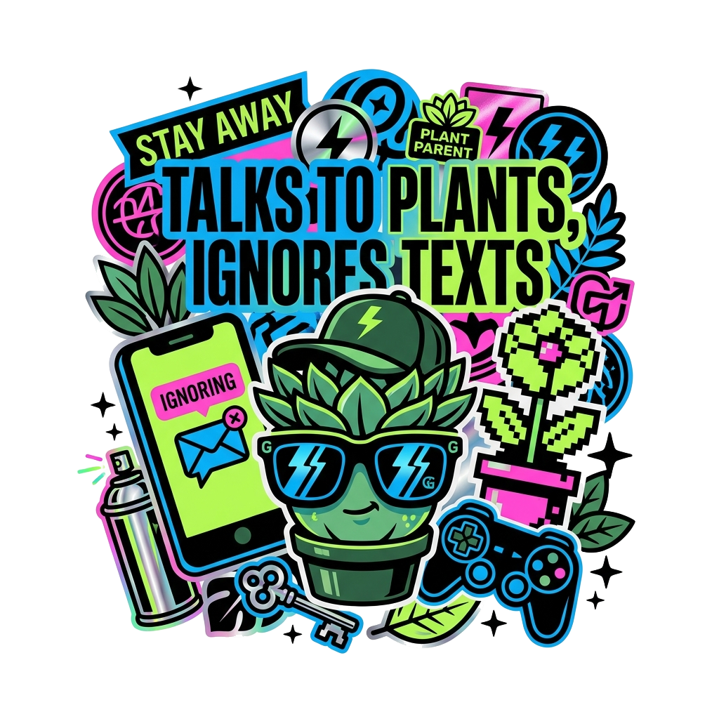 Talks to plants, ignores texts