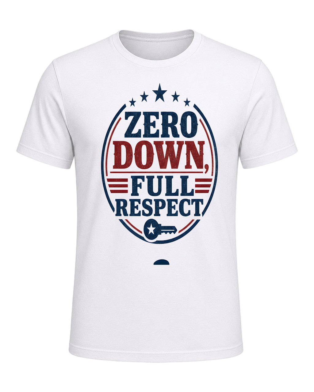 ZERO DOWN, FULL RESPECT — White