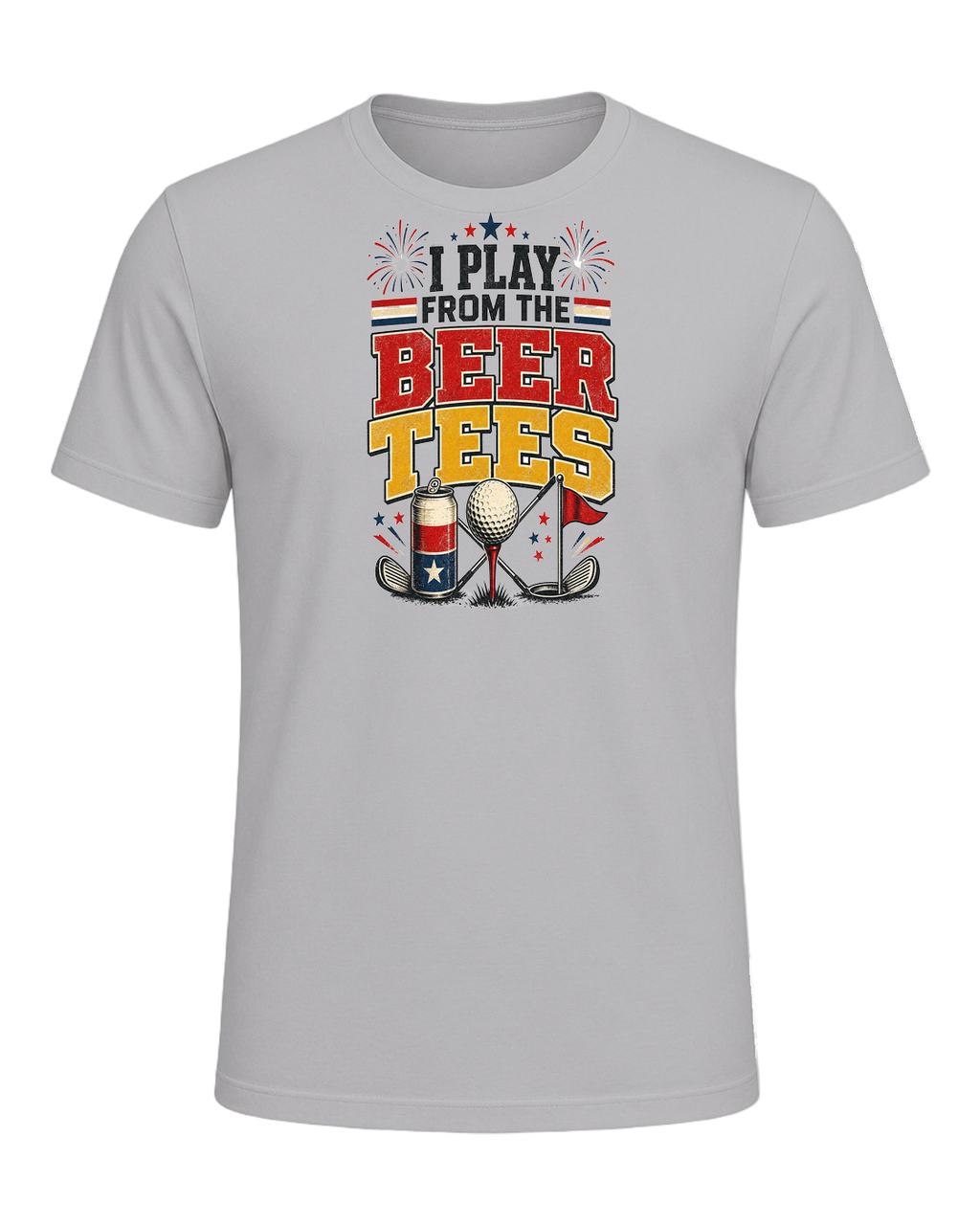I PLAY FROM THE BEER TEES — Athletic Heather